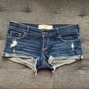 Abercrombie & Fitch Ultra Low Rise Cuffed Shorts